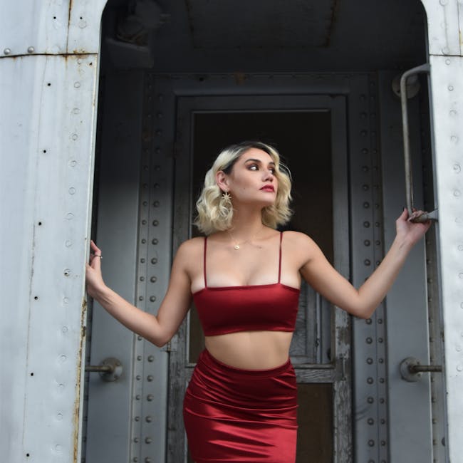 Deshal Katan Silk Shari Red