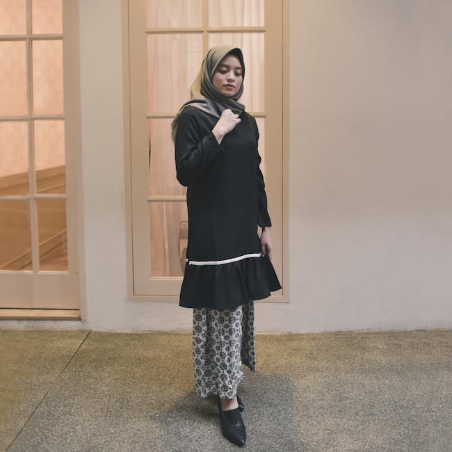 Rabeya Fashion Hijab Jersey Instant Black