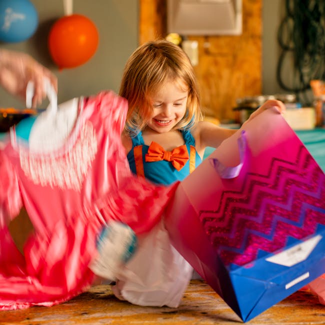 Girls Princess Dress Birthday Frock Pink 4-6Y 2