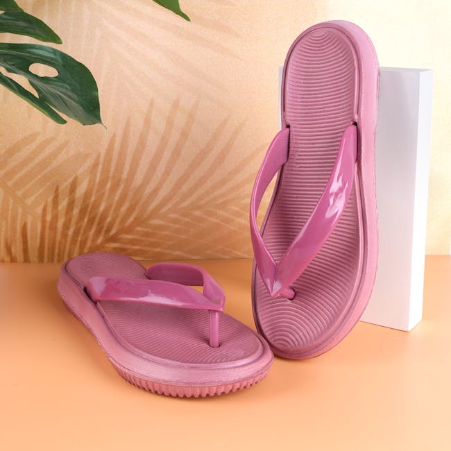 Walton Men Flip Flop PVC Slipper Solid 39-45 4